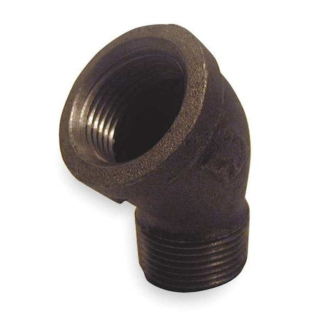1XKR5 - 45 Degree Street Elbow Street Elbow, 45 Degrees, 1" Pipe, FNPT x MNPT, Malleable Iron, Class 300