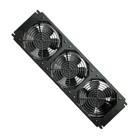 Dayton 6KN83 - Fan Strip, 330 CFM, 115 V AC, Steel, 16 1/2 in W.