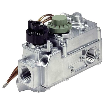 Robertshaw 710-205 - Gas Valve, NG/LP, 3.5 in wc, Standard Opening, -40 to 175 Degrees F, 1/2 in Inlet Size