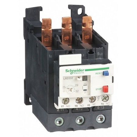 Schneider Electric LRD332 - Overload Relay, 1 NC/1 NO, 23 A Min current, 32 A Max current, 690 V AC