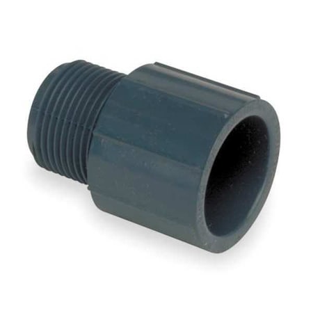9836-010 - CPVC Male Adapter, Schedule 80, 1" Pipe Size, MNPT x Socket