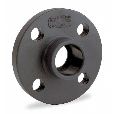 851-007 - PVC Solid Flange, Socket, 3/4 in Pipe Size