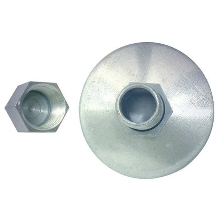 Ductmate GRMD75GAK - Round Duct Drain, Galvanized Steel, 12 GA, 3 1/2 in W, 1-3/4" L, 2 in H