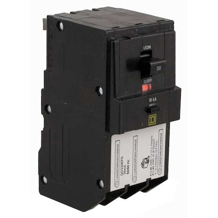 Square D QO350EPD - Miniature Circuit Breaker, QO Series, 50 A, 3 Pole, 240 V AC, 10k A at 240 V AC, B Curve