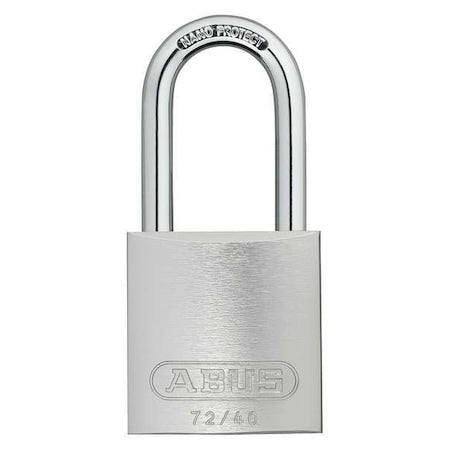 Abus 72 HB/40-40 KD Silver - Lockout Padlock, Keyed Different, Aluminum, Silver, 1 1/2 in Shackle Height, 1 1/2 in Body Width