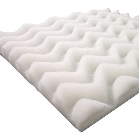 Global Finishing Solutions FIL-EPP-2025-W - Air Filter Pad,20in H,25in W,Polyester,PK30