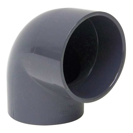 Plastic Supply PVCEA04 - 90 Degree Elbow, 4 in Duct Dia, Type I PVC, 4-1/2" L