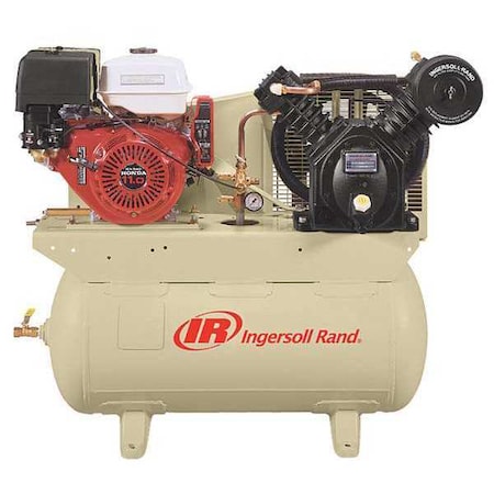 Ingersoll-Rand 2475F13GH - 2475 F13 GH Air Compressor + Honda Engine, 2 Stage, 13 hp, 30 Gal Tank