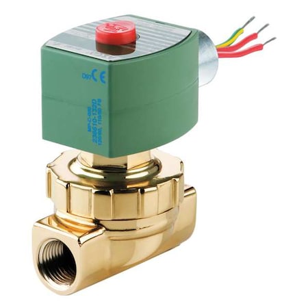 Asco 8220G409 - Solenoid Valve, 2-Way, 2-Position, Normally Closed, 3/4 in Pipe Size, 240 V AC, Diaphragm, Piston