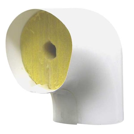 ELL353 - 2-1/8" Fiberglass Elbow Pipe Fitting Insulation, 2" Wall