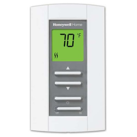 Honeywell Home TL7235A1003 - Line Voltage Thermostat, Open on Rise, Vertical, 40 Degrees to 86 Degrees F, DPST, 208/240 V AC
