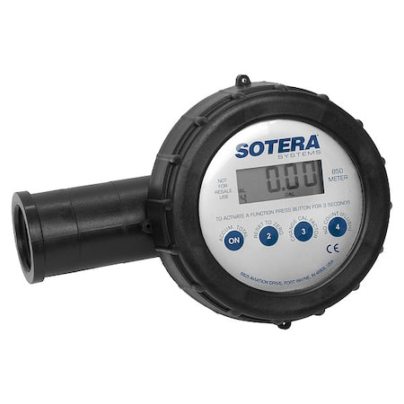 Sotera 850 - Meter,Digital,1 In,Air Sensor,2-20 gpm