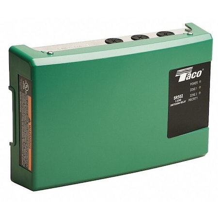 Taco SR502-5 - Zone Switching Relay, 2 Zones, 1/3 hp