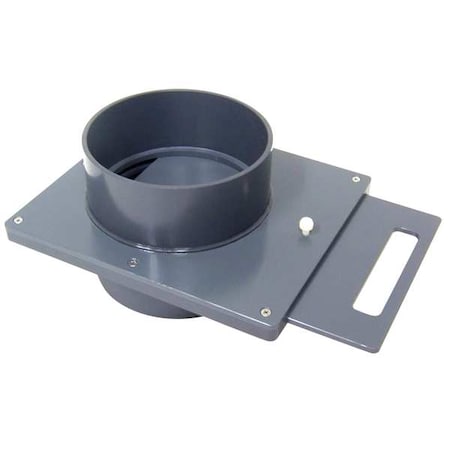 Plastic Supply PVCB08 - Manual Blastgate, Type I PVC, 6 3/8 in L