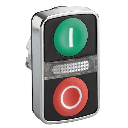 Schneider Electric ZB4BW7A3741 - Illuminated Multi-Head Operator, 22 mm, Rectangular