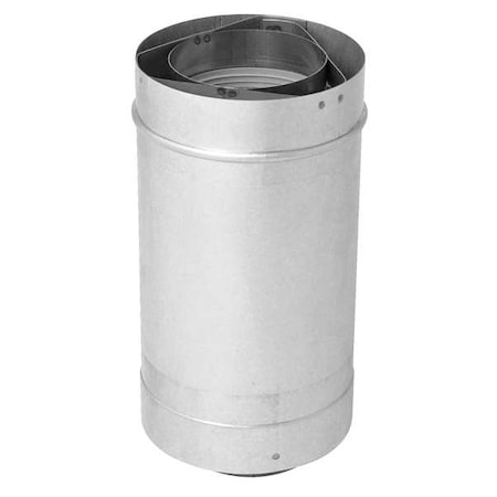 Metal Fab RTG20151GW - Waterheater Vent Pipe,6 In L,3 In Dia.
