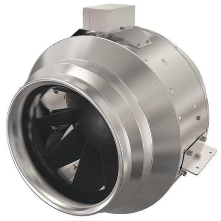 Fantech 498330 - Steel 18"D,18.9"H,17.9"W Inline Duct Fan