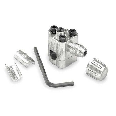 Supco BPV31 - Refrigeration Line Piercing Valve, 1/4 in/5/16 in/3/8 in OD Connection, Aluminum, 500 PSI