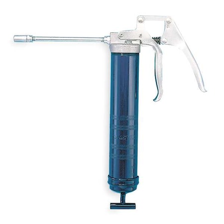 Lincoln Industrial 1132 - Grease Gun, Pistol Grip Handle, Rigid Pipe, 56 Strokes per oz, Bulk/Cartridge, Blue