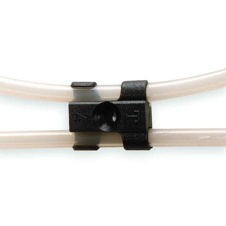 T4 - TClip Fastener,2 Channel,1/4"Max OD,PK50
