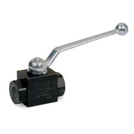 Dynaquip Controls VAE2.A0 1/2 - 1/2" FNPT Carbon Steel Ball Valve Inline, Max. Pressure: 5800 psi CWP