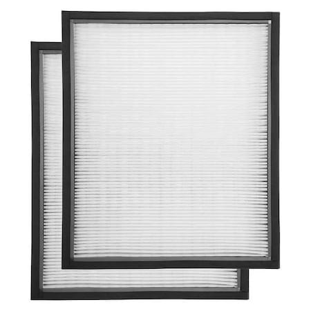 Bluedri B-AIR-AS-HF - Air Filter, 2 in D, 15.8125 in H, 19 in W, PK2