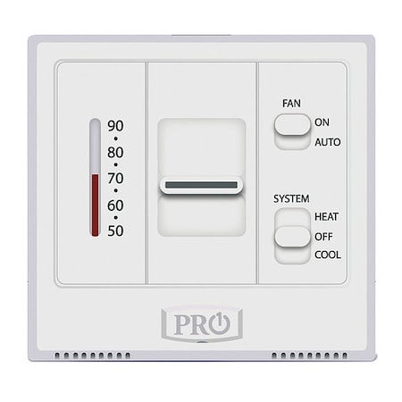 Pro1 Iaq T501M - Low Voltage Thermostat, Wall Mount, Hardwired, 24 VAC