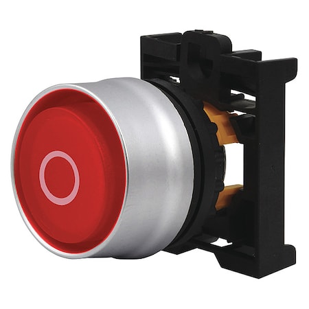 Eaton M22-DGH-R-X0 - Extended Push Button,Red,Non-Illum,22mm