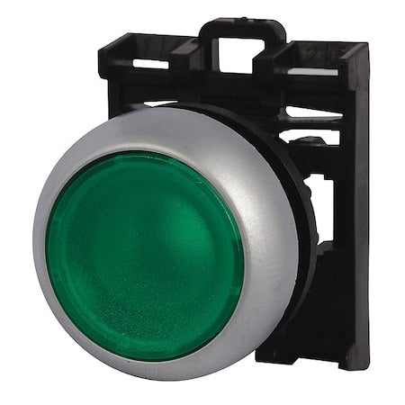 Eaton M22-DRL-G - Ill Mtn Pb Sil-bzl Extd Grn, 22.5 mm, Green