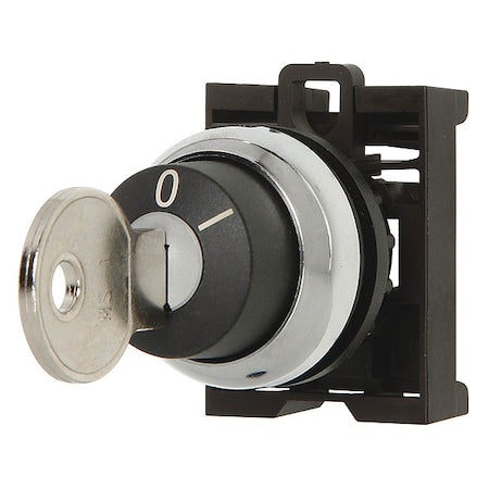 Eaton M22-WRS - Keyed Selector Switch, Black, 2 Position, 22mm