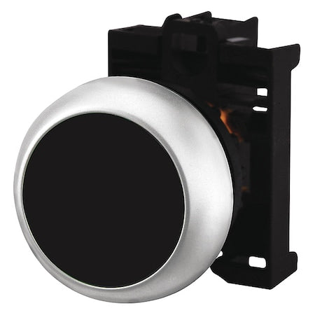 Eaton M22-D-S-K20 - Flush Push Button Operator,Non-Illum,Black