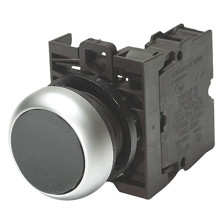 Eaton M22-D-S-K10 - Flush Push Button Operator,Non-Illum,Black