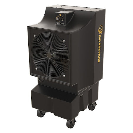 Big Ass Fans F-EV1-1801 - Portable Evaporative Cooler, 700 to 2,800 cfm, 1,200 sq ft, 16 gal, 1/2 hp, Direct