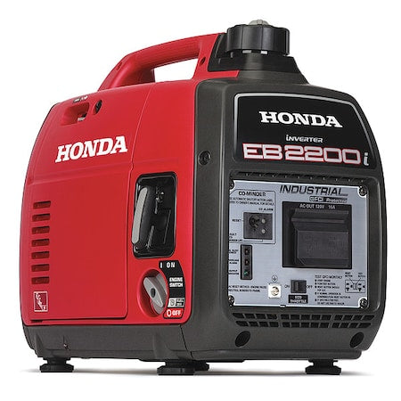 Honda EB2200TAN1 - Portable Generator, Gasoline, 1,800 W Rated, 2,200 W Surge, Recoil Start, 120 V AC, 18.3/15 A