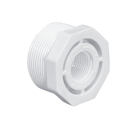 Westlake Pipe & Fittings 439101BC - PVC, Bushing, 3/4 in NPT, 1/2 in NPT