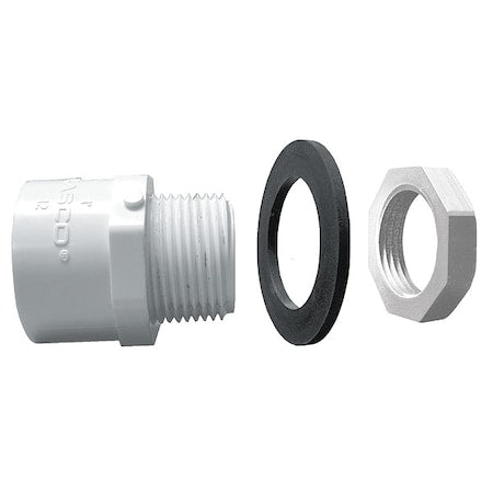 Westlake Pipe & Fittings H436010 - PVC, Straight, 1 in, 1 in NPT