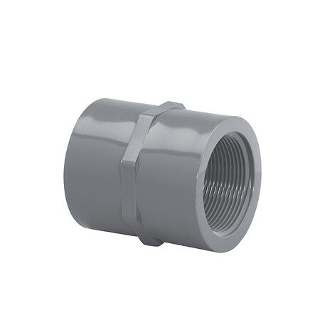 Westlake Pipe & Fittings 43000545 - PVC, Coupling Body, 1/2 in NPT, 1/2 in NPT