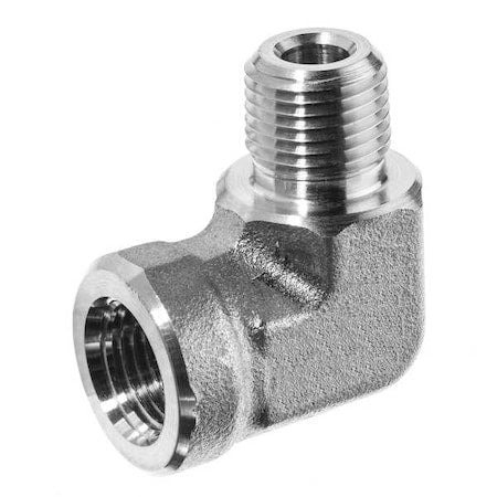 ZUSA-PF-7884 - Stainless Steel,90 Elbow,3/8"NPTx3/8"NPT