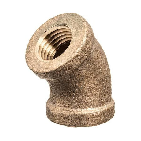 ZUSA-PF-10426 - 45 Degrees Elbow Brass Brass Class 125 Pipe Fittings, 1 in Female BSPT X 1 in Female BSPT