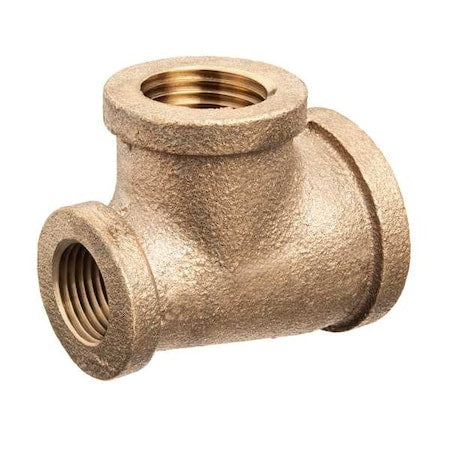 N/A ZUSA-PF-10515 - Dual Reducing Tee Brass Brass Class 125 Pipe Fittings, 1 in Female NPT X 3/4 in Female NPT