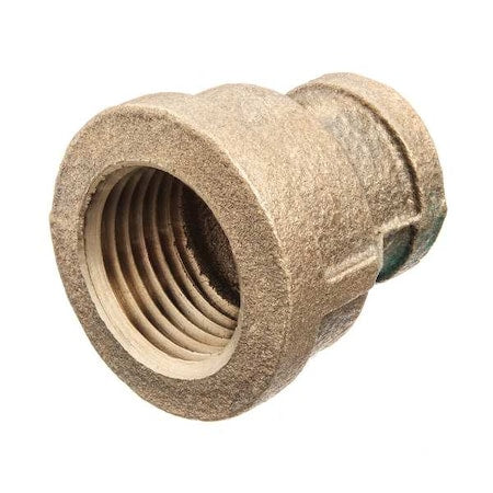 ZUSA-PF-10319 - Reducing Coupling Brass Brass Class 125 Pipe Fittings, 3/4 in Female BSPT X 1/4 in Female BSPT