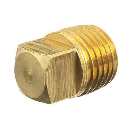 ZUSA-PF-10593 - Brass Square Head Plug, Male BSPT