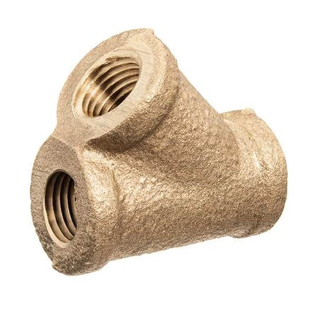 ZUSA-PF-10518 - Wye Brass Brass Class 125 Pipe Fittings, 3/4 in Female NPT X 3/4 in Female NPT