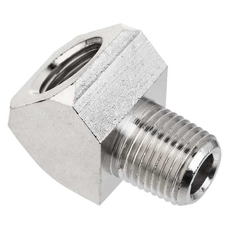 ZUSA-PF-9046 - 45 Degrees Elbow Adapter Brass Brass Class 1000 Pipe Fittings, 1/8 in Female NPTF X 1/8 in Male