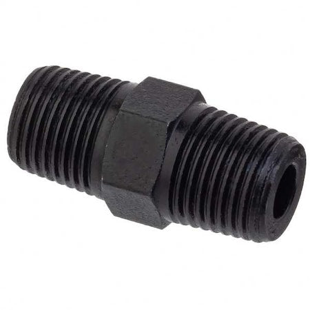 ZUSA-PF-9074 - Hex Nipple Brass Brass Class 1000 Pipe Fittings, 1/8 in Male NPTF X 1/8 in Male NPTF