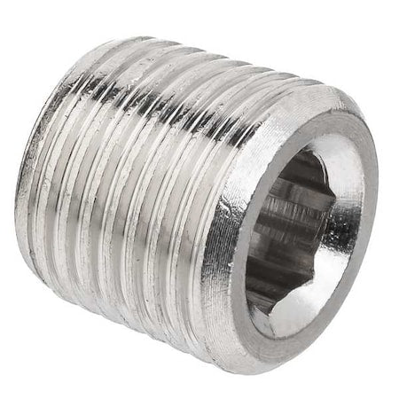 ZUSA-PF-9064 - Brass Hex Drive Plug, Male NPTF