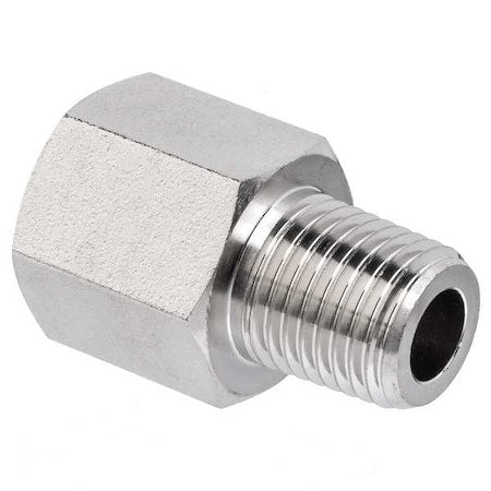 ZUSA-PF-9025 - Reducing Adapter Brass Brass Class 1000 Pipe Fittings, 3/8 in Female NPTF X 1/4 in Male NPTF