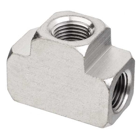 ZUSA-PF-9051 - Tee Brass Brass Class 1000 Pipe Fittings, 1/4 in Female NPTF X 1/4 in Female NPTF