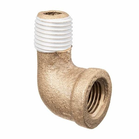 ZUSA-PF-10679 - 90 Degrees Street Elbow Brass Brass Class 125 Pipe Fittings, 1 1/2 in Female NPT X 1 1/2 in Male