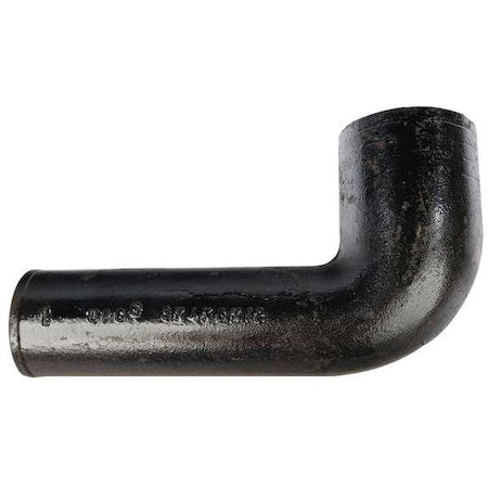 N/A 222866 - 90 Degrees Closet Bend No-Hub Closet Bend Reducing, 4" Pipe, Female Socket, Cast Iron, 0 psi